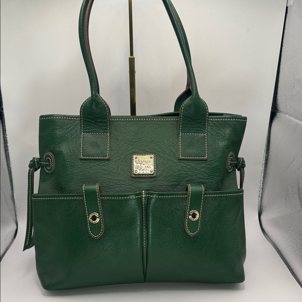 Vintage Dooney & Bourke Tote pebbled leather satchel bag